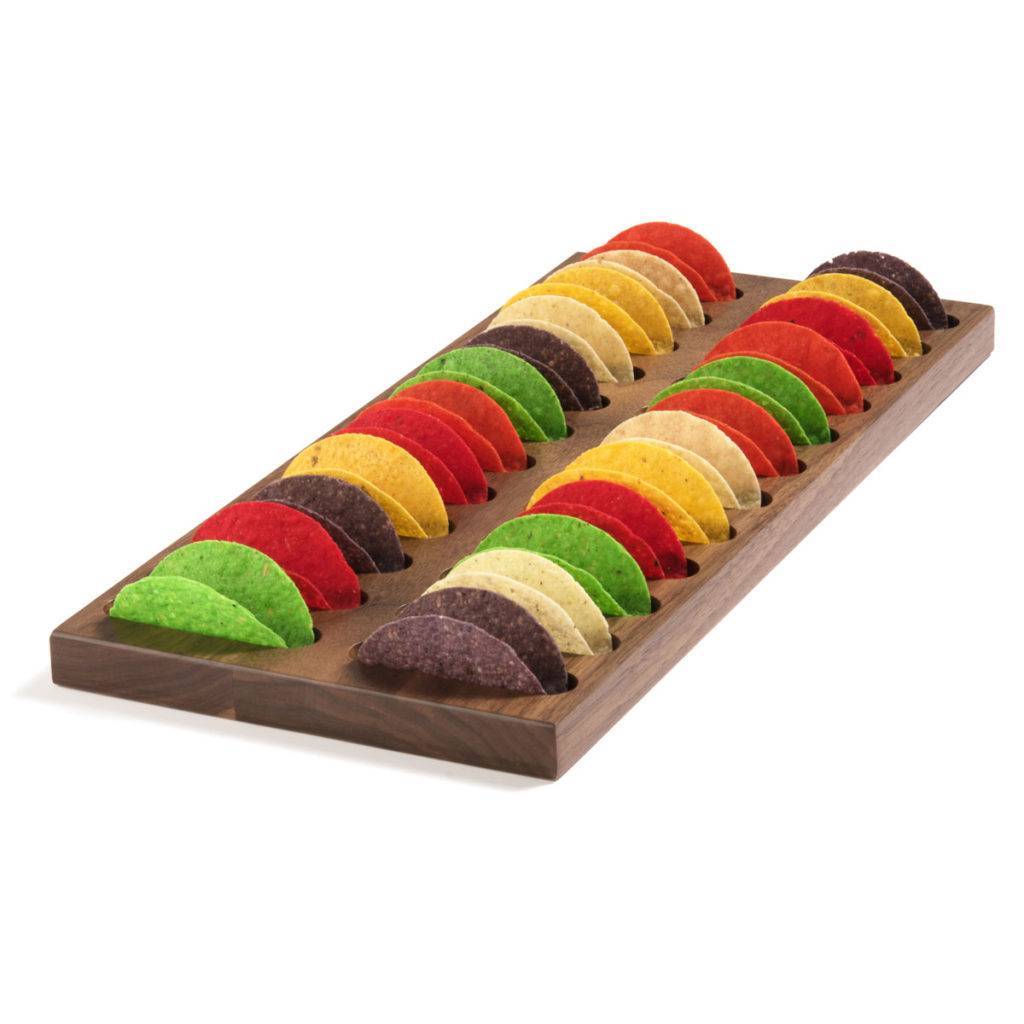 Bamboo Step Rack | Displays & Racks | Mini Taco Shells